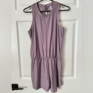 KYODAN • jumpsuit romper purple one piece shorts shortalls summer jumper small